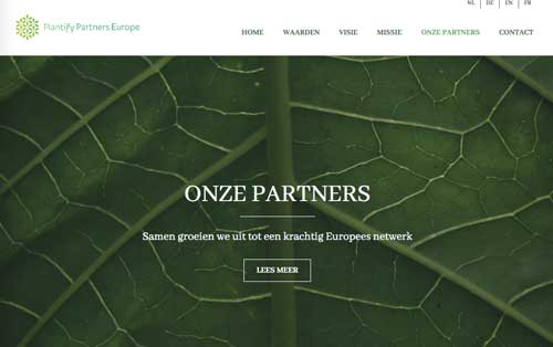 Foto homepage Plantify Partners Europe